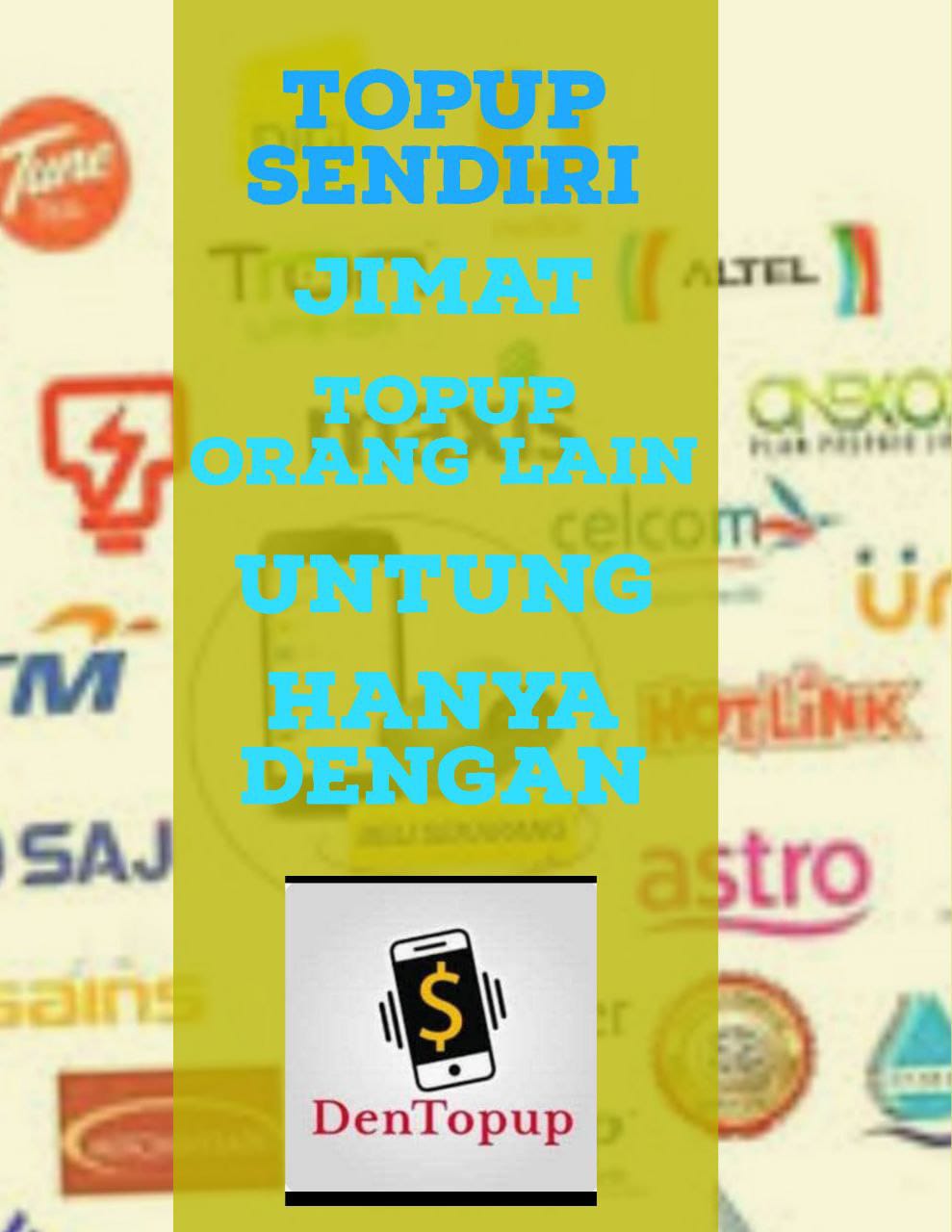 Top up dan bayar bil dari hp