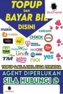 Top up dan bayar bil dari hp
