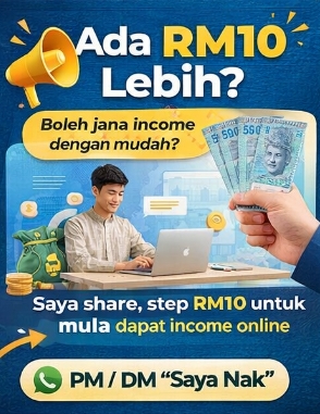 RM10 → boleh jadi income?