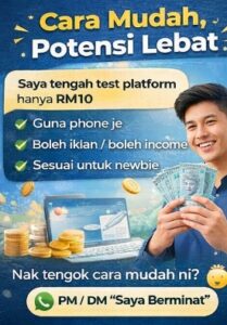 RM10 → boleh jadi income?