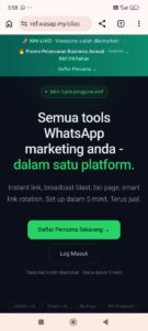 Whatsapp Marketing Tools guna wasap.my