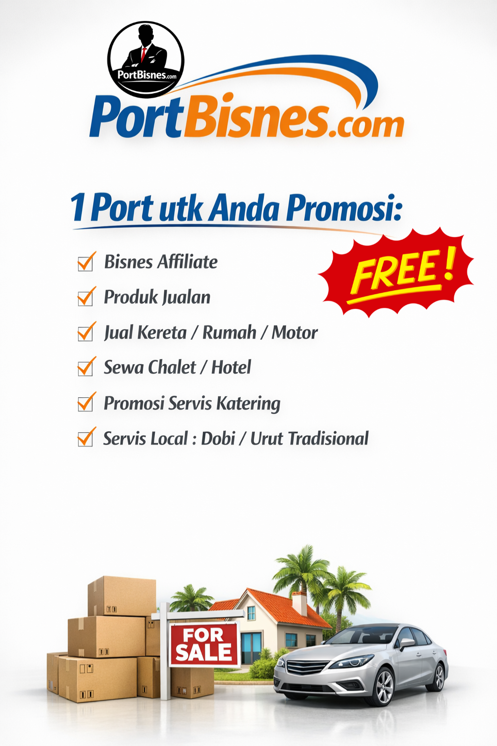 Web Iklan Bisnes PERCUMA – PortBisnes.com