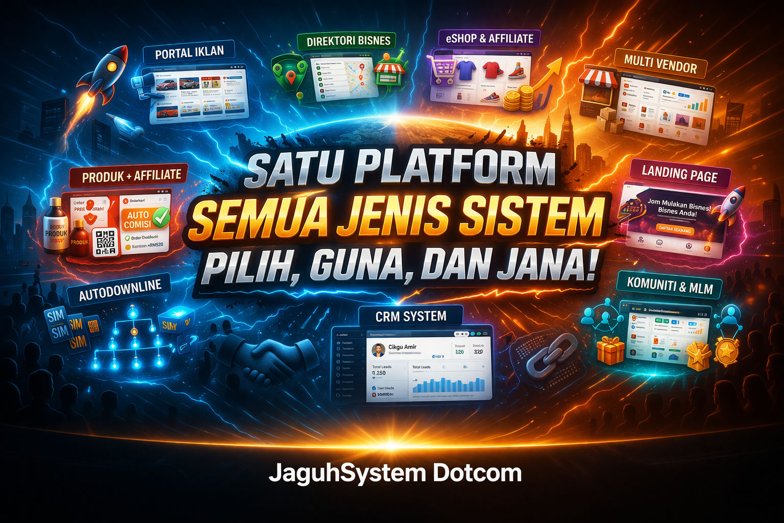 System Web Affiliate & System Ejen/Dropship
