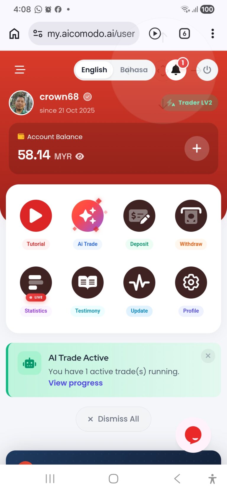 Aicodomo. Trade
