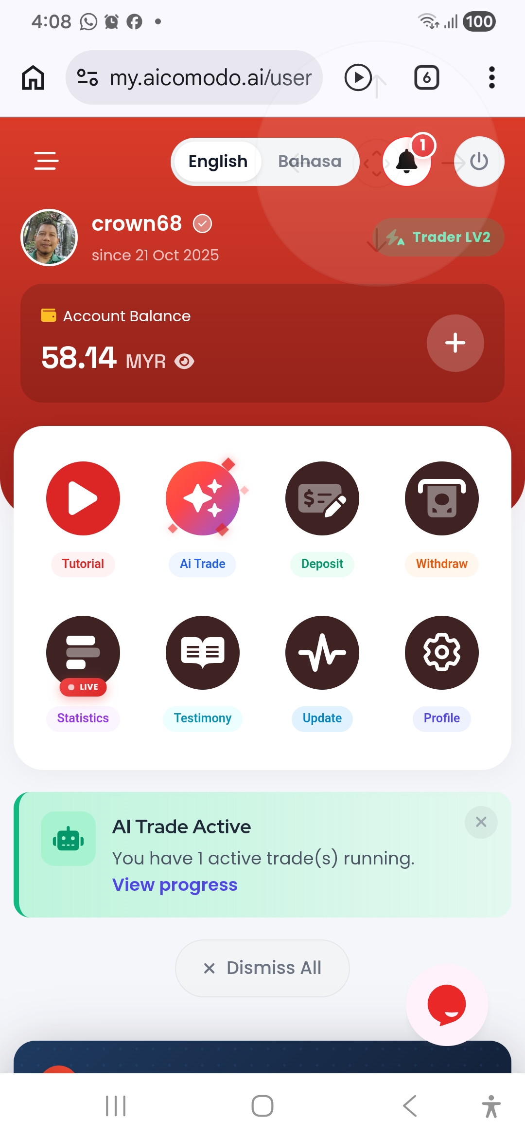Aicodomo. Trade