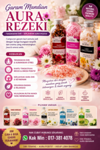 Garam Mandian Aromaterapi – Solusi Tenangkan Jiwa & Relaksasi Di Rumah