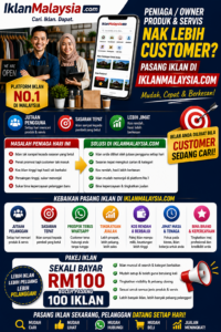 Platform Iklan No.1 Malaysia Untuk Peniaga Kecil & Besar – Jana Sales Lebih Mudah