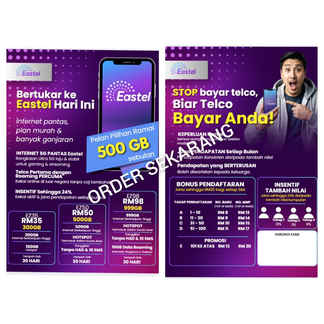 Tukar Simkad Hp Pun Dah Bolih Buat DUIT