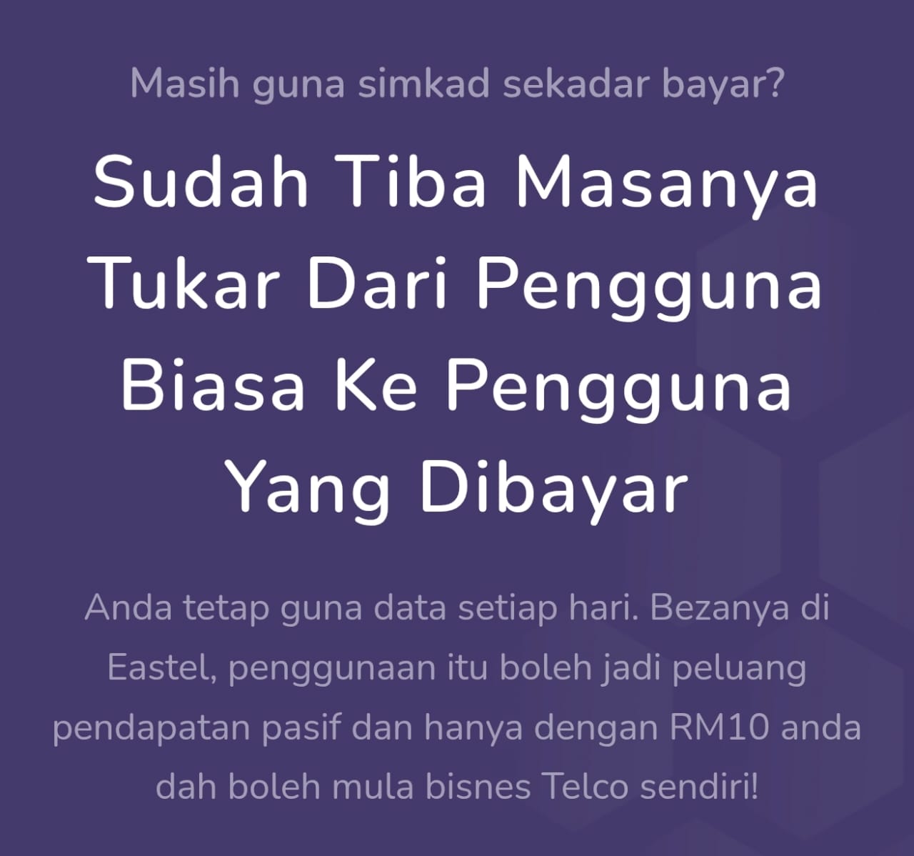 Tukar Simkad Hp Pun Dah Bolih Buat DUIT