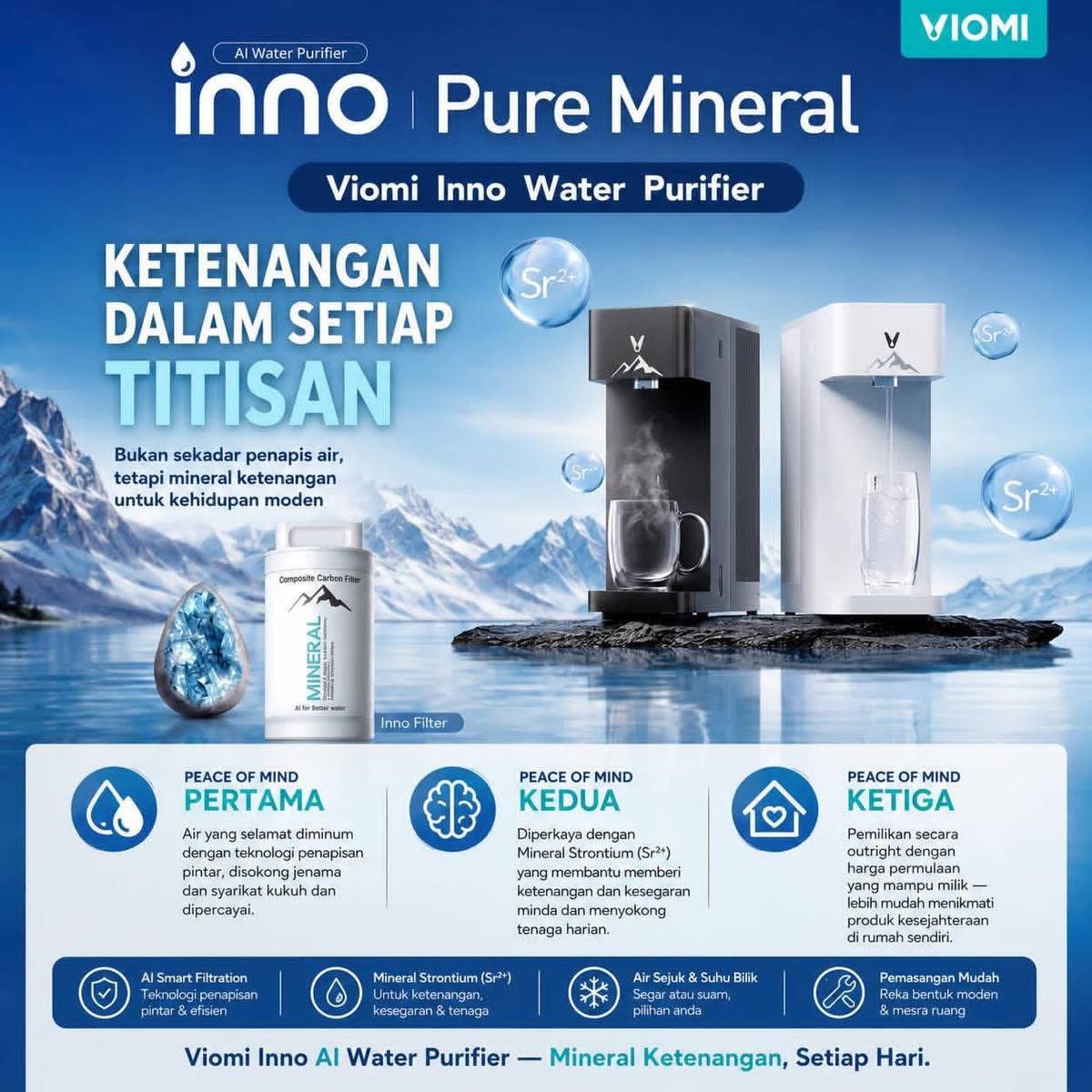 AIR MINERAL – BERSIH – SIHAT – Lembut dan Sedap di minum