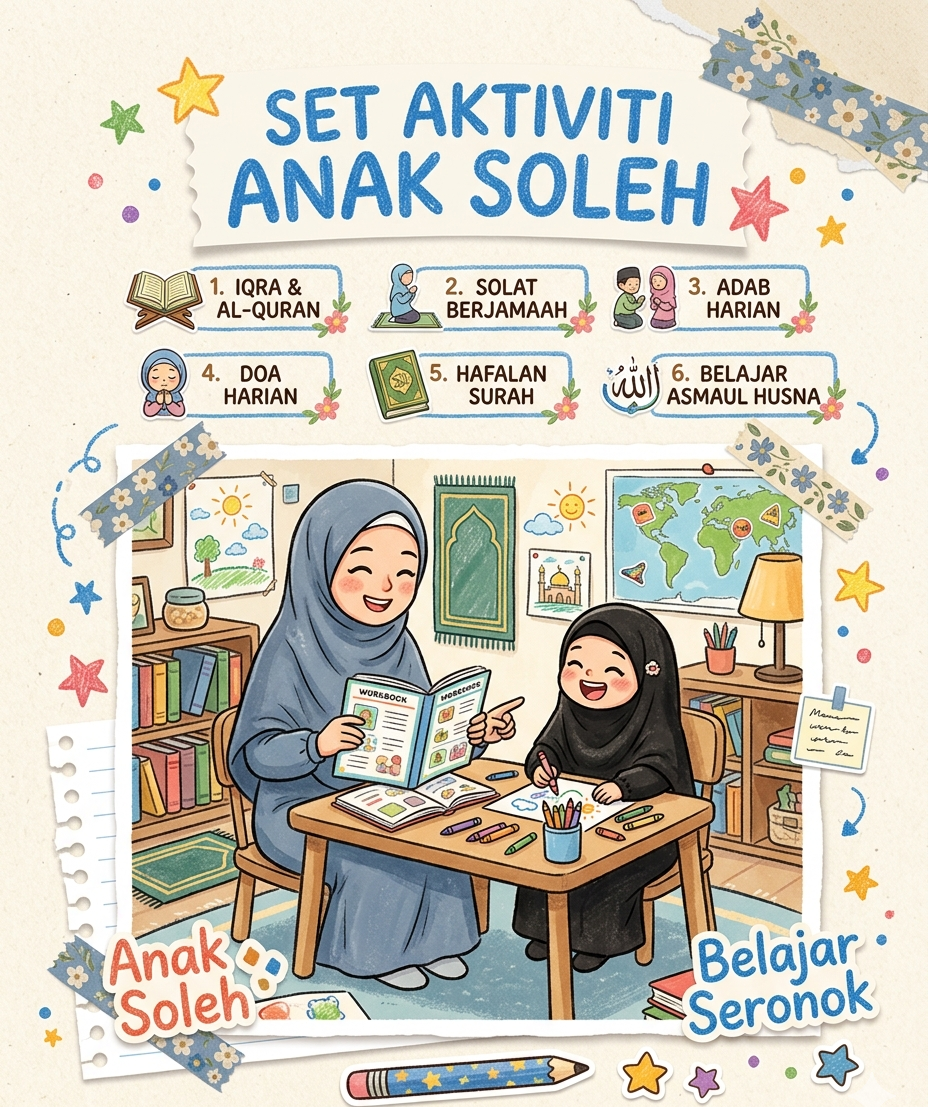 Aktiviti Anak Soleh (printable)