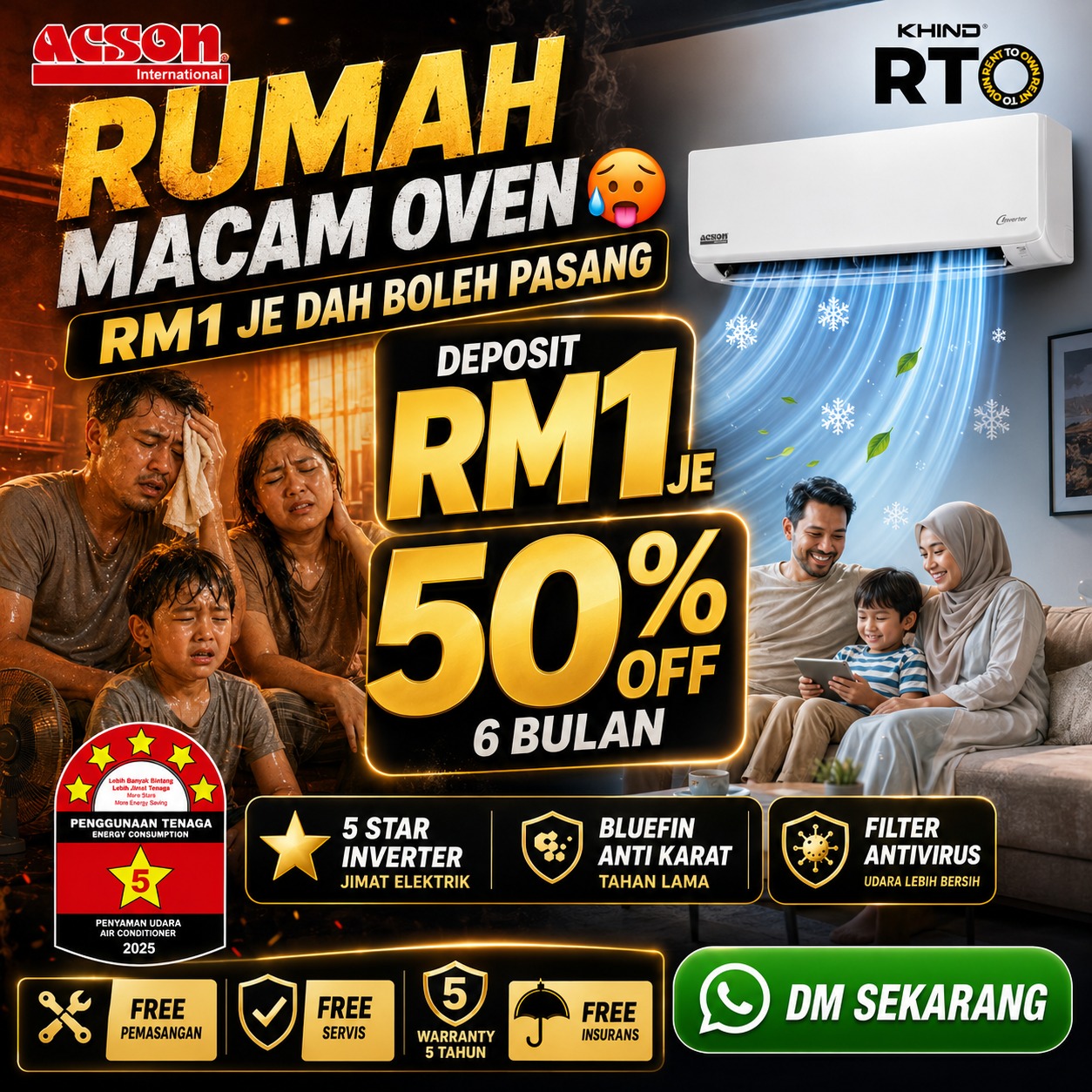 RUMAH MACAM OVEN? 🥵 MASUK RUMAH JE… TERUS RASA BAHANG!