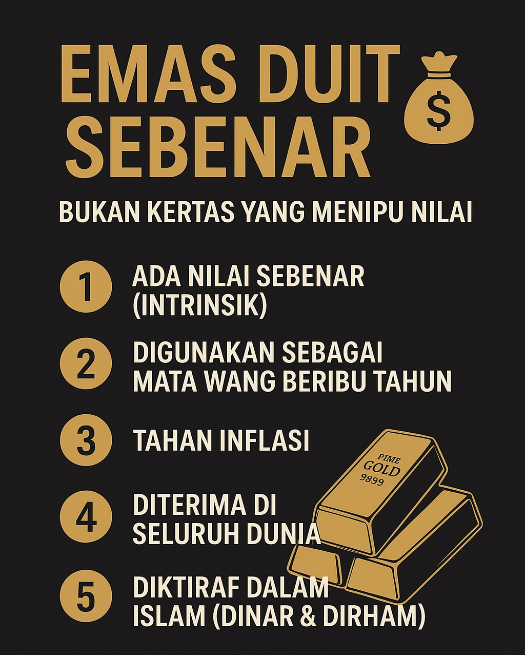 Kenapa Simpan EMAS lebih untung