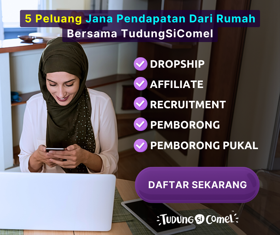 Affiliate / Dropship Tudung Si Comel
