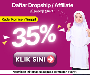 Affiliate / Dropship Tudung Si Comel