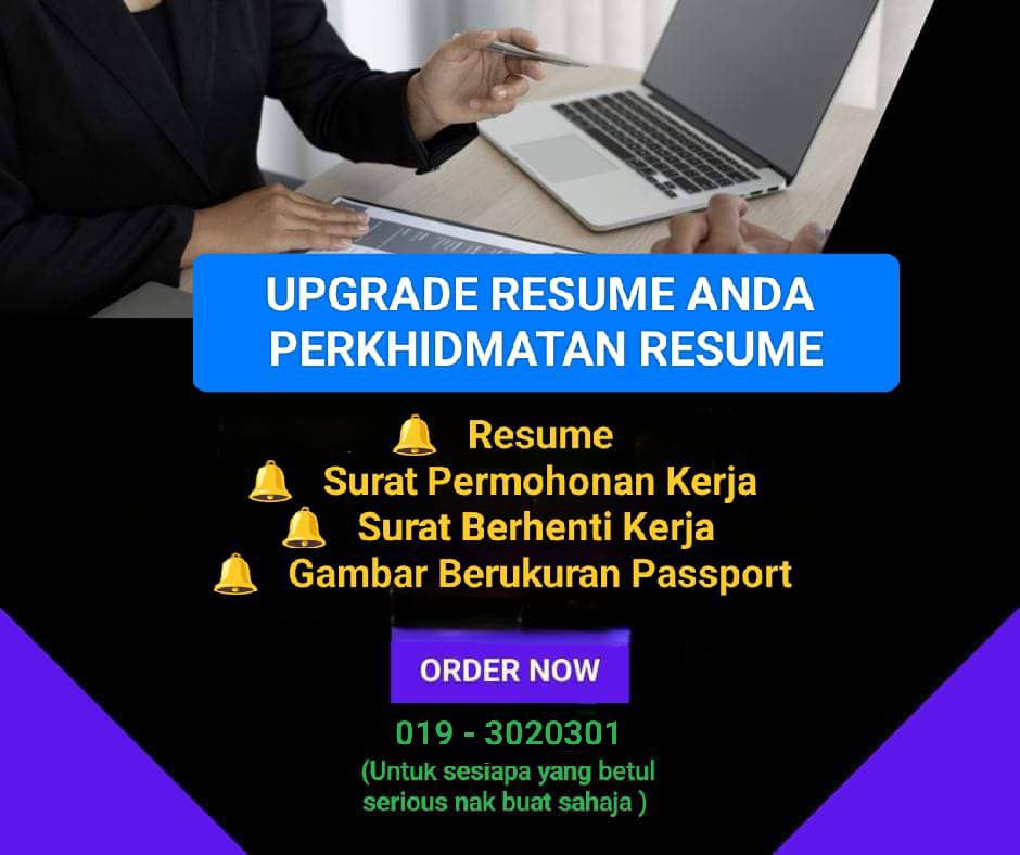 Perkhidmatan Menaip Resume