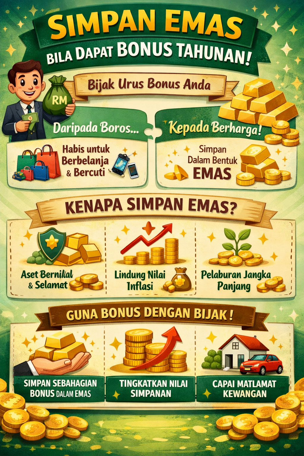 Kenapa Simpan EMAS lebih untung