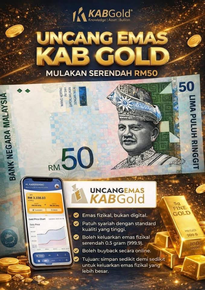Daftar Akaun Percuma dengan Syarikat Emas KABGOLD
