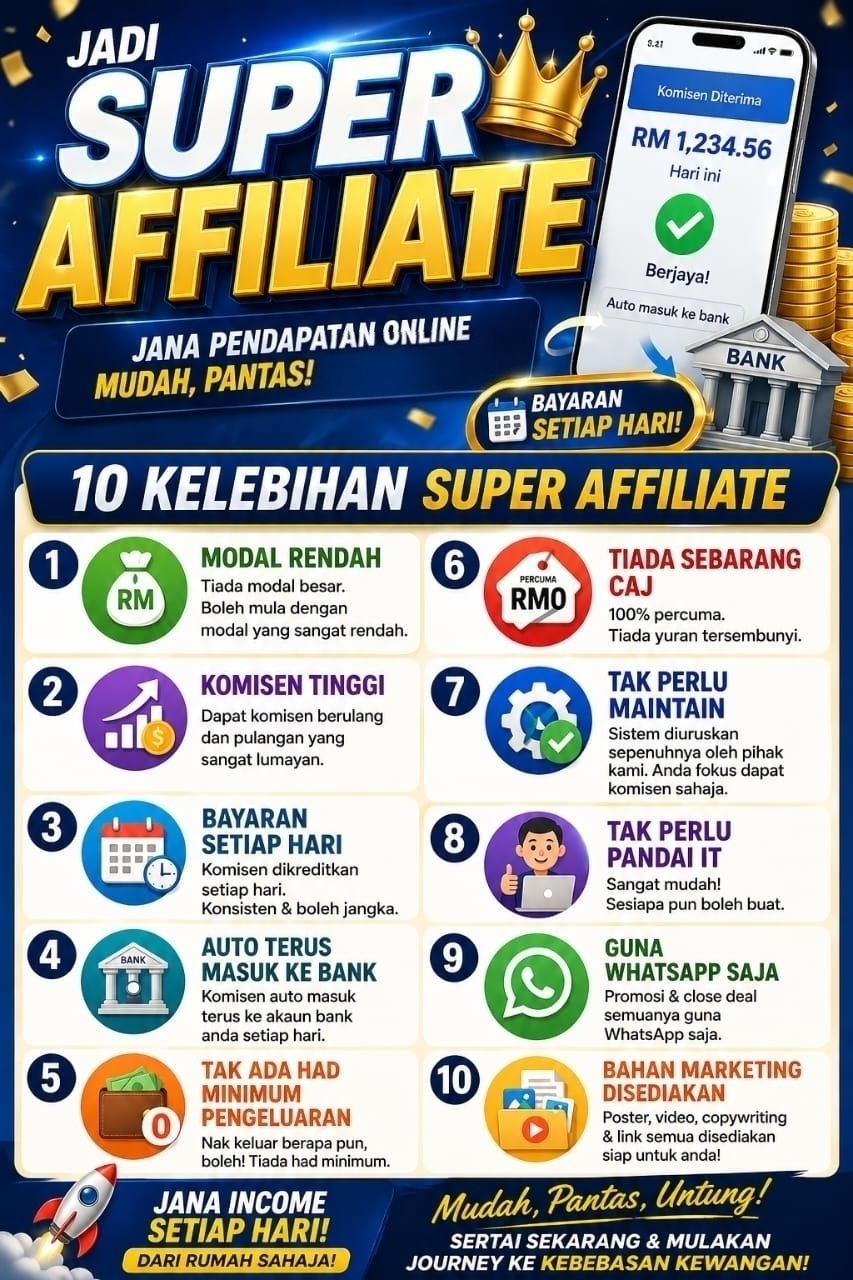 JANA PENDAPATAN BERSAMA PROGRAM SUPER YANG SIMPLE