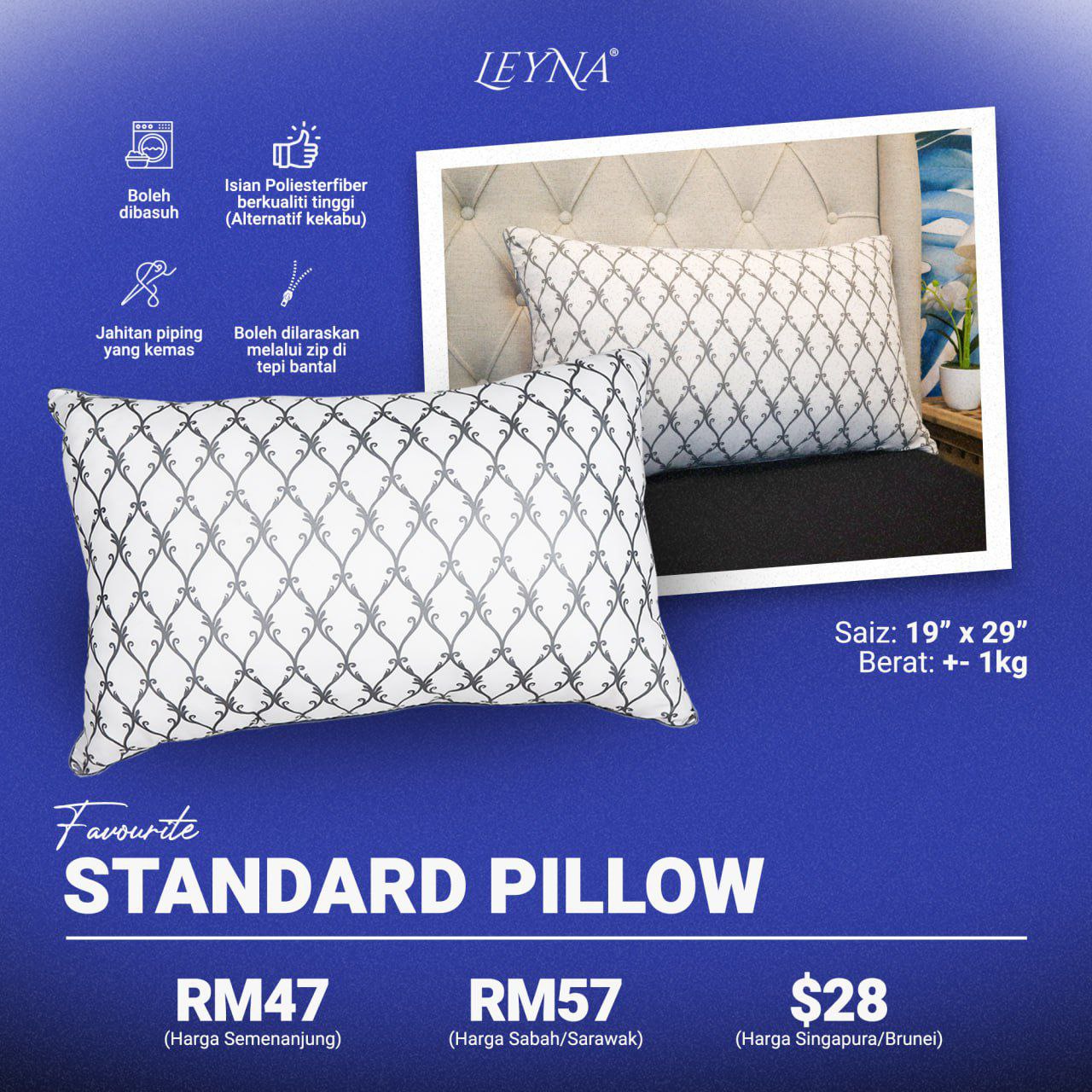 Bantal LEYNA Favourite 2pcs