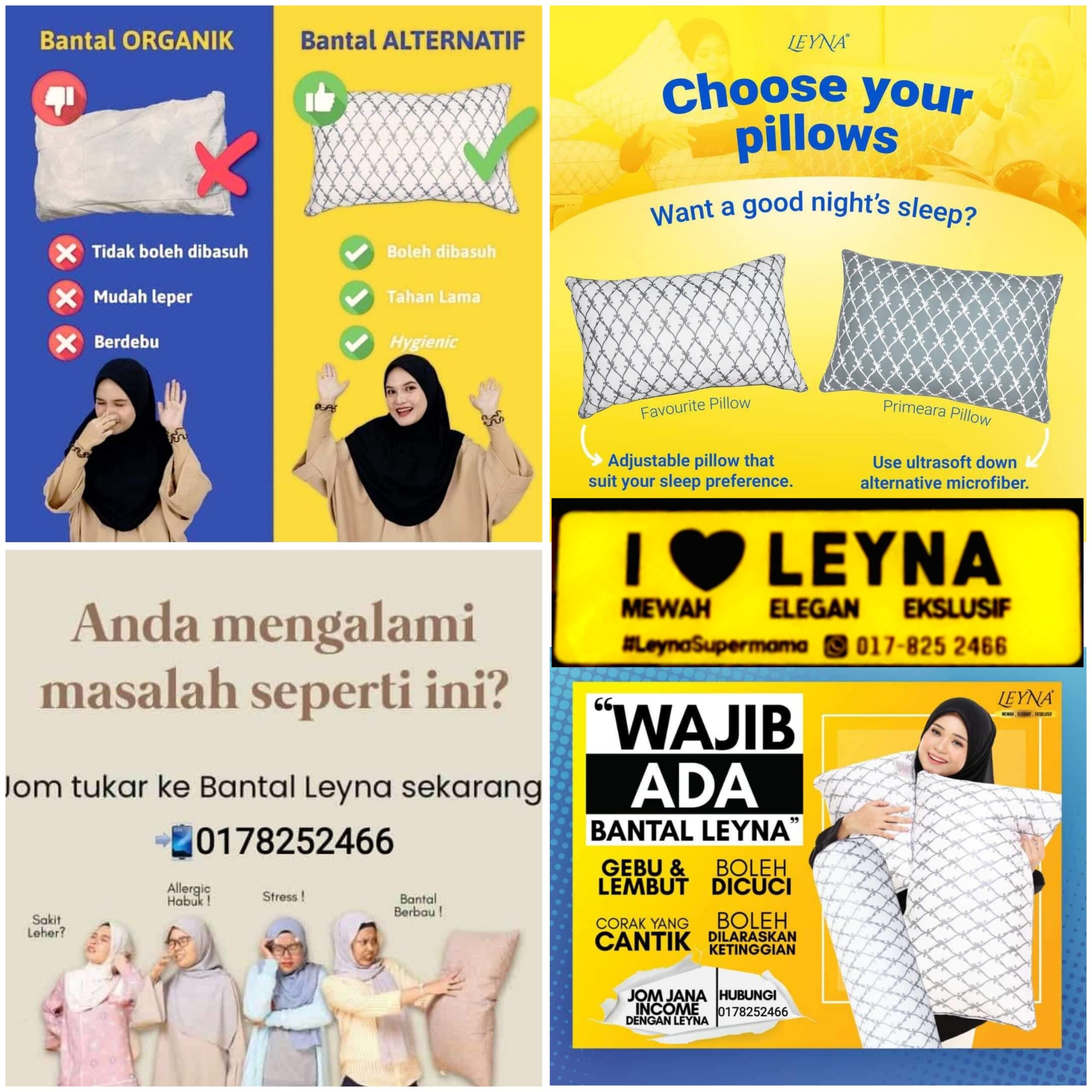Bantal LEYNA Favourite 2pcs