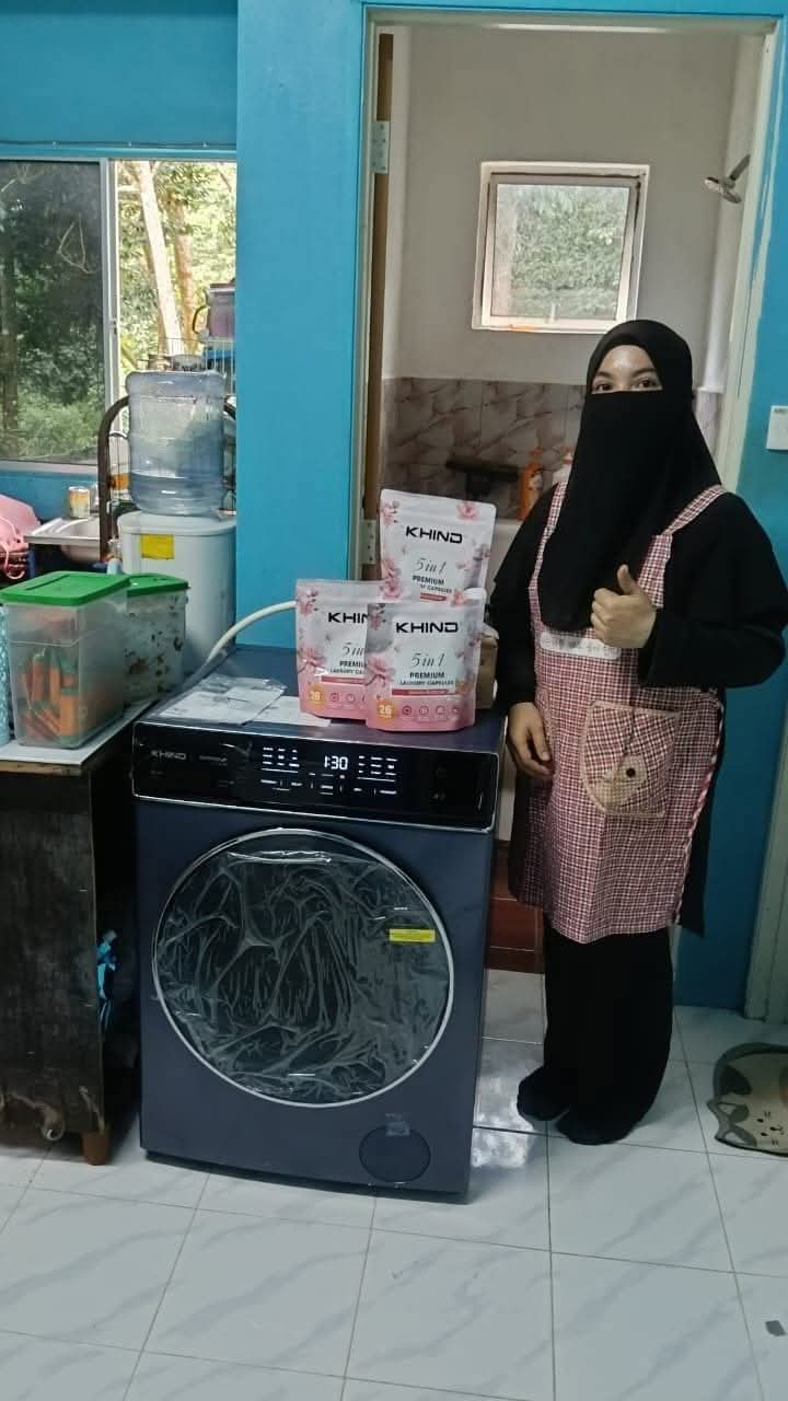 MESIN BASUH 2in1 cuci terus kering free sabun