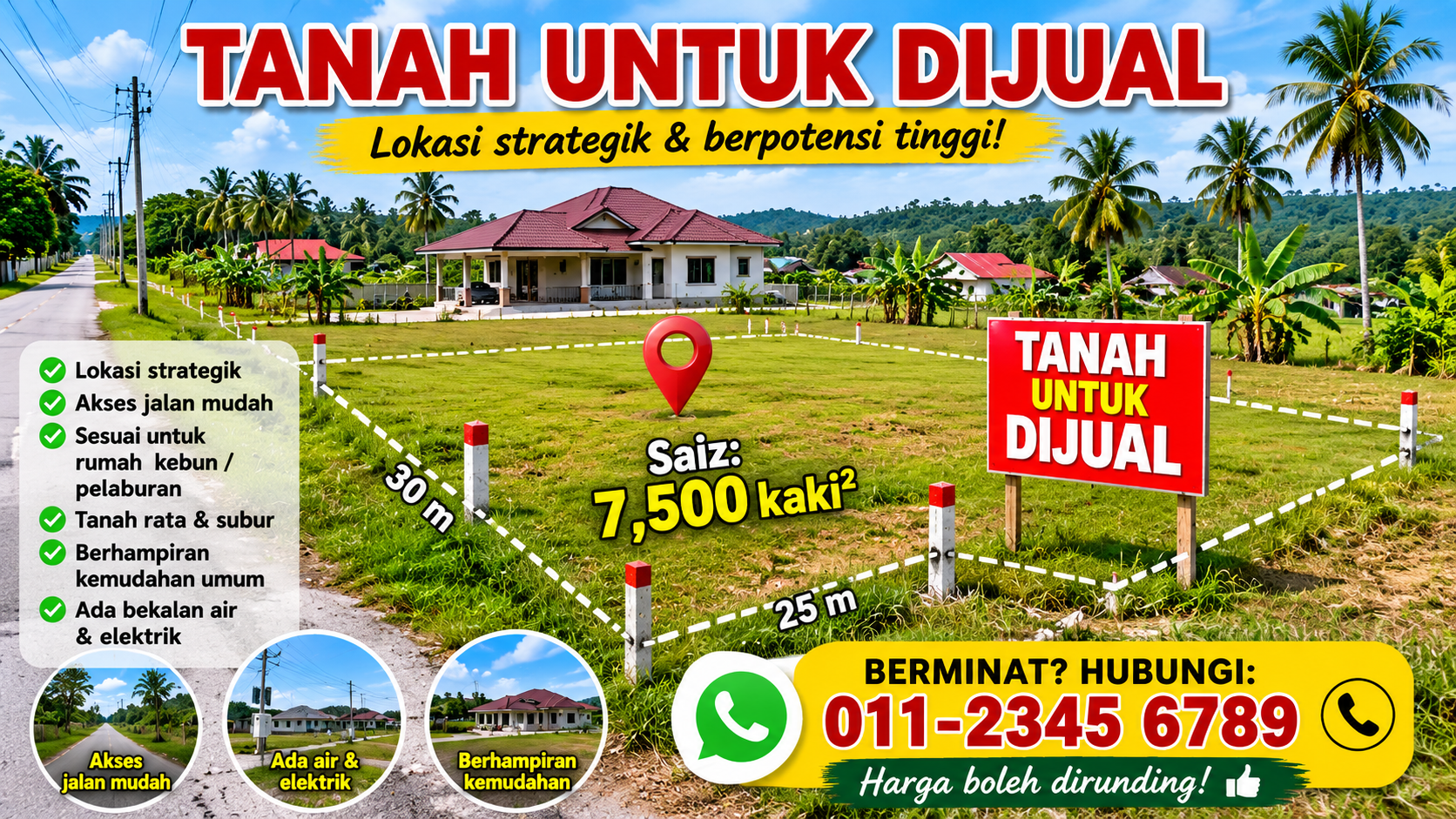 Tanah untuk di jual
