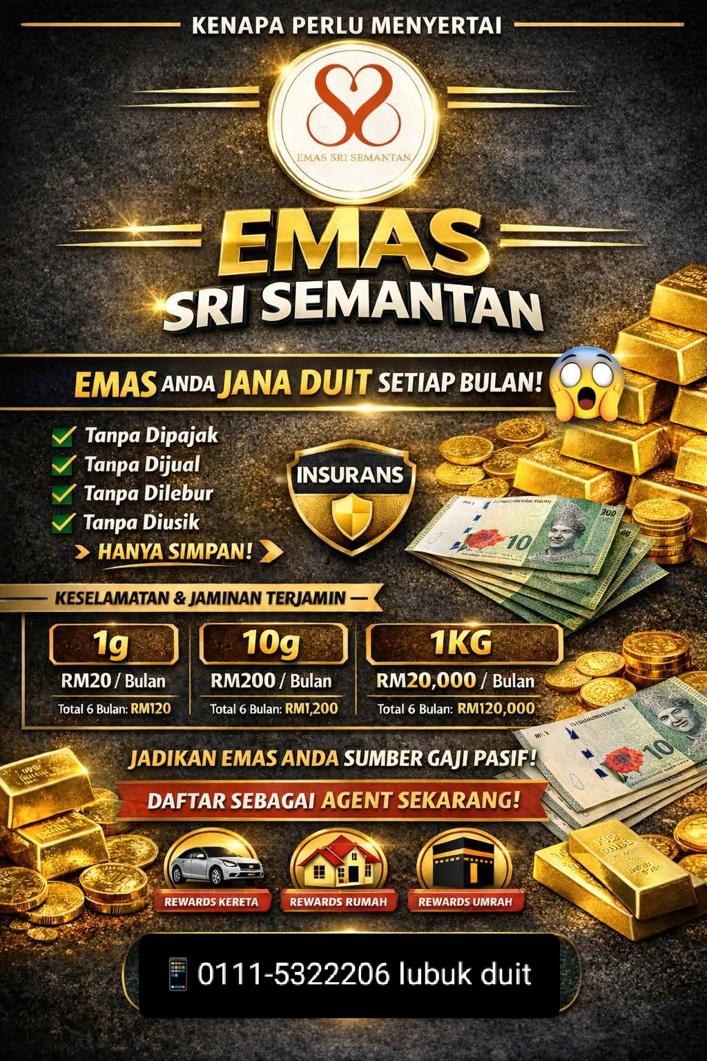 Fungsi kan Emas,Jana Pendapatan ✨