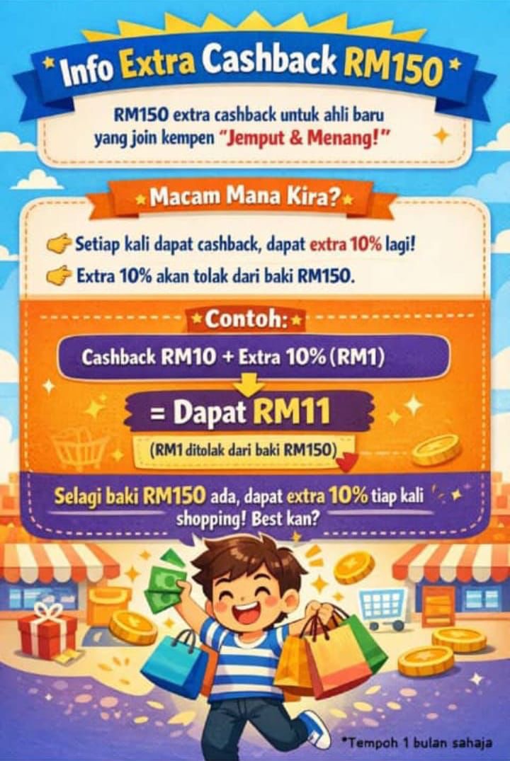 Jana income dengan CashBack