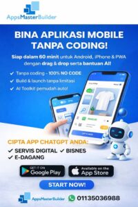 Bina Aplikasi Mobile Tanpa Coding