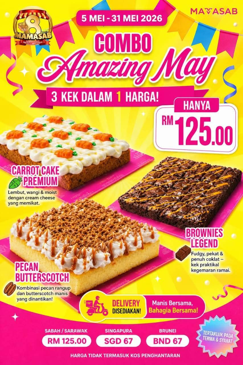 Promosi kek bulan MAY