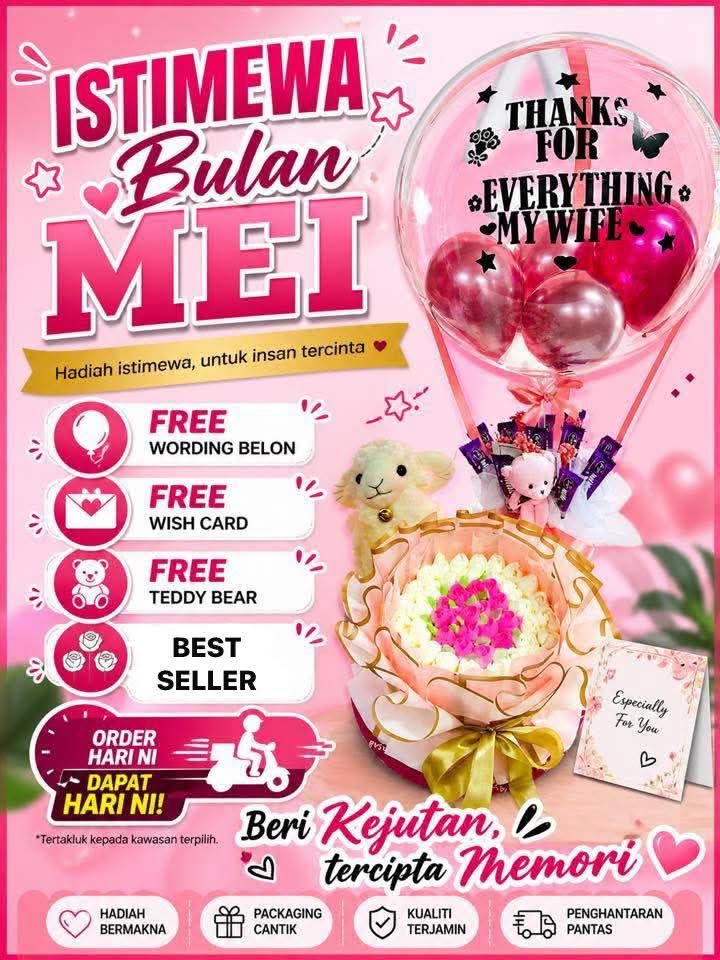 Promosi kek bulan MAY