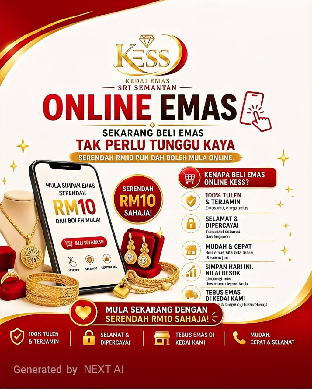 SOORGA EMAS PRELOVED – MURAH DARI HARGA PASARAN | KESS
