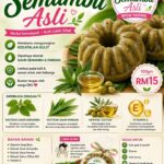 Sabun daun mambu semula jadi