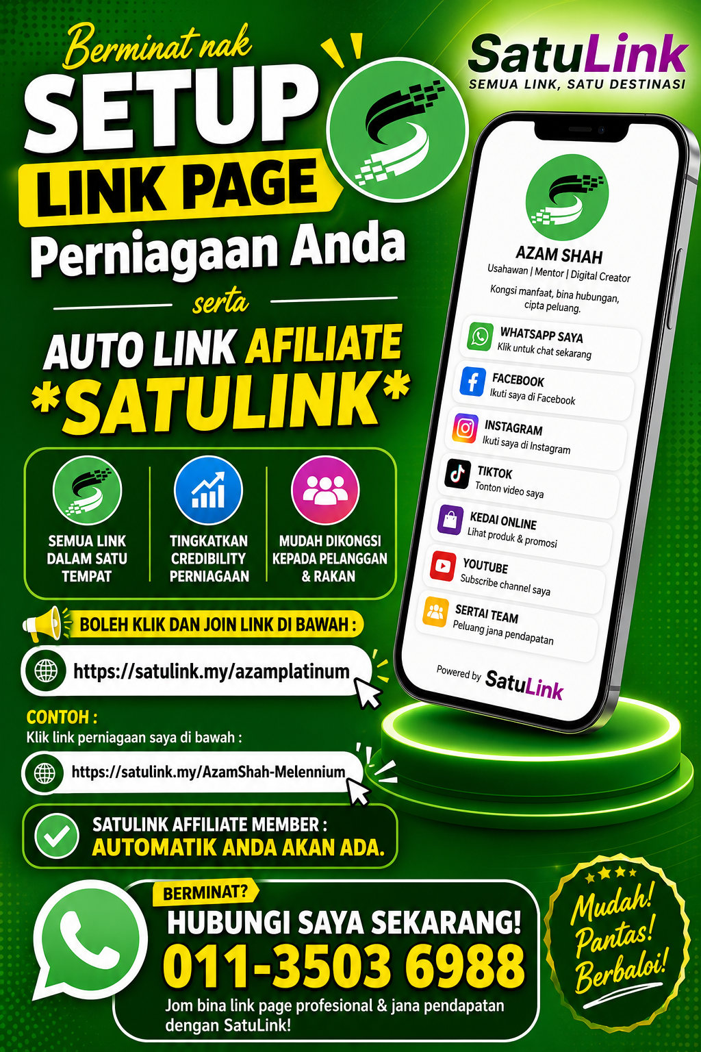 Homepage : SatuLINK