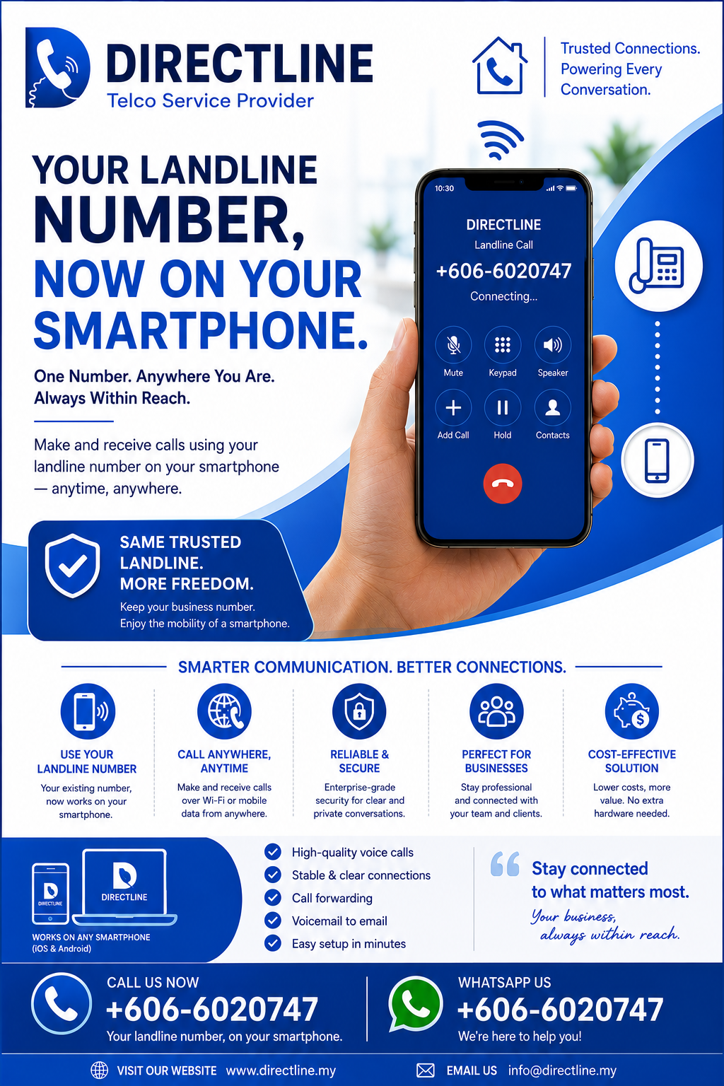 Nombor Pejabat Di Smartphone Anda !