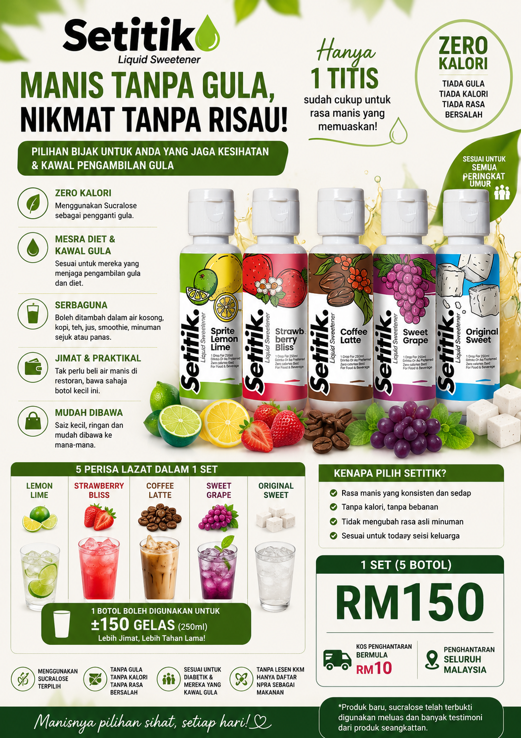 Setitik Drop – Manis Tanpa Gula, Nikmati Tanpa Risau!