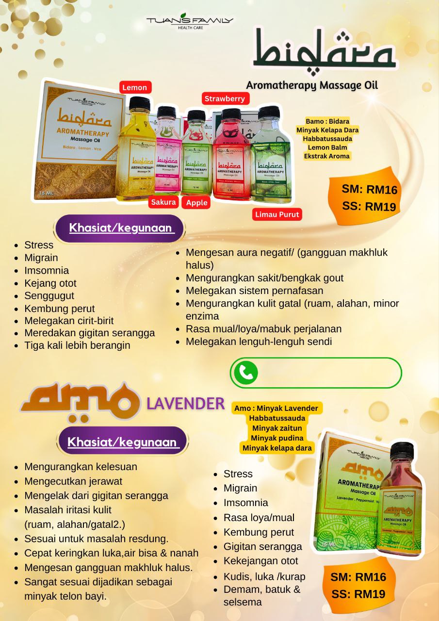 MINYAK AROMATERAPI BIDARA BAMO & AMO