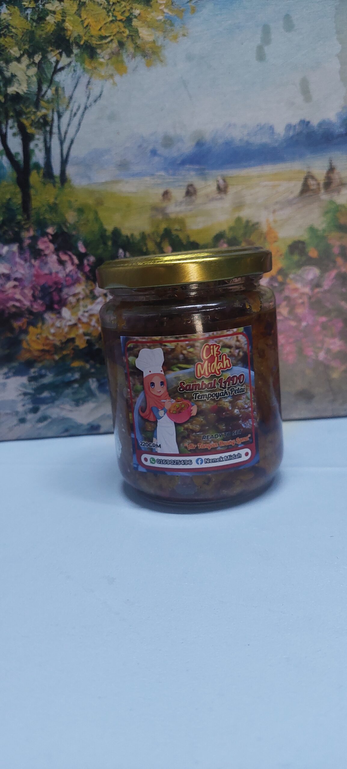 Sambal lado tempoyak petai