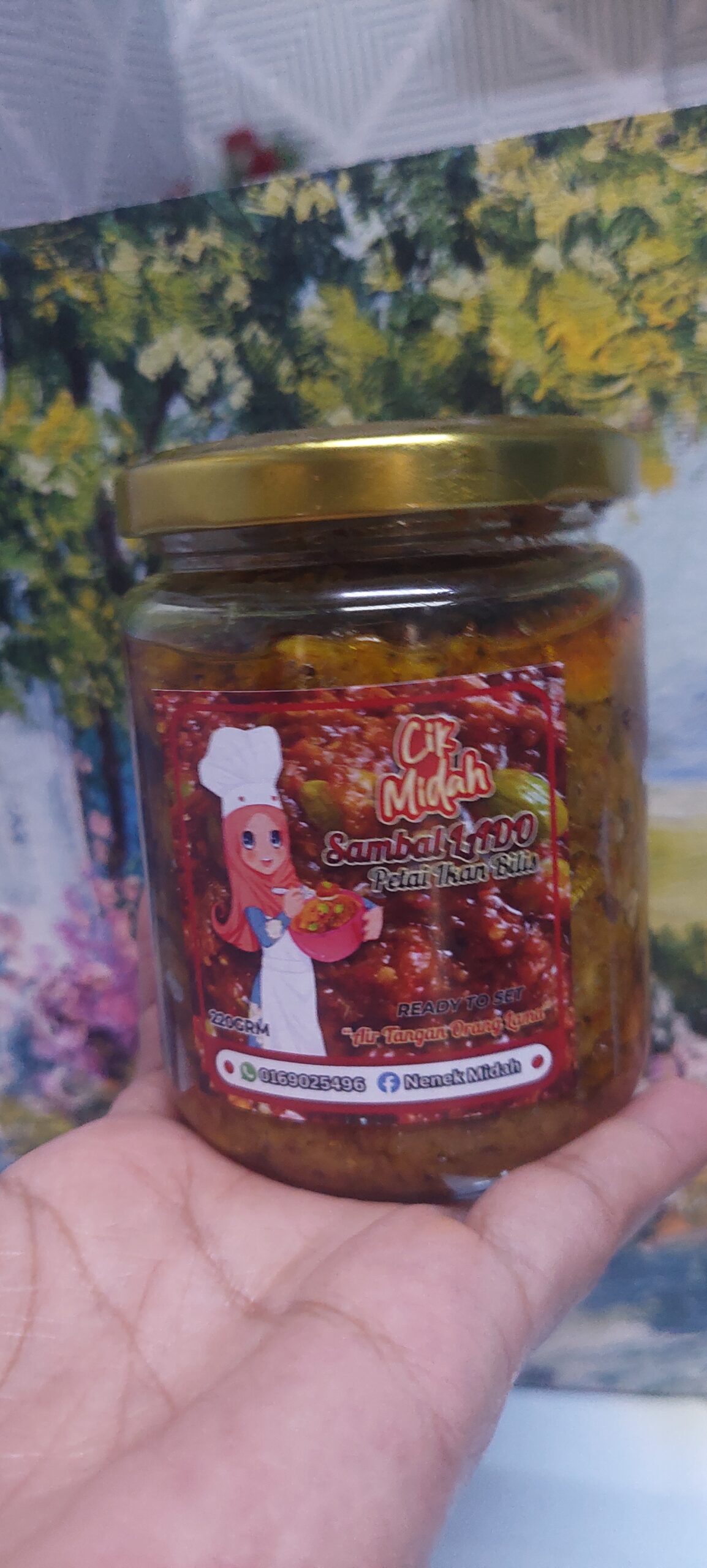 Sambal lado tempoyak petai