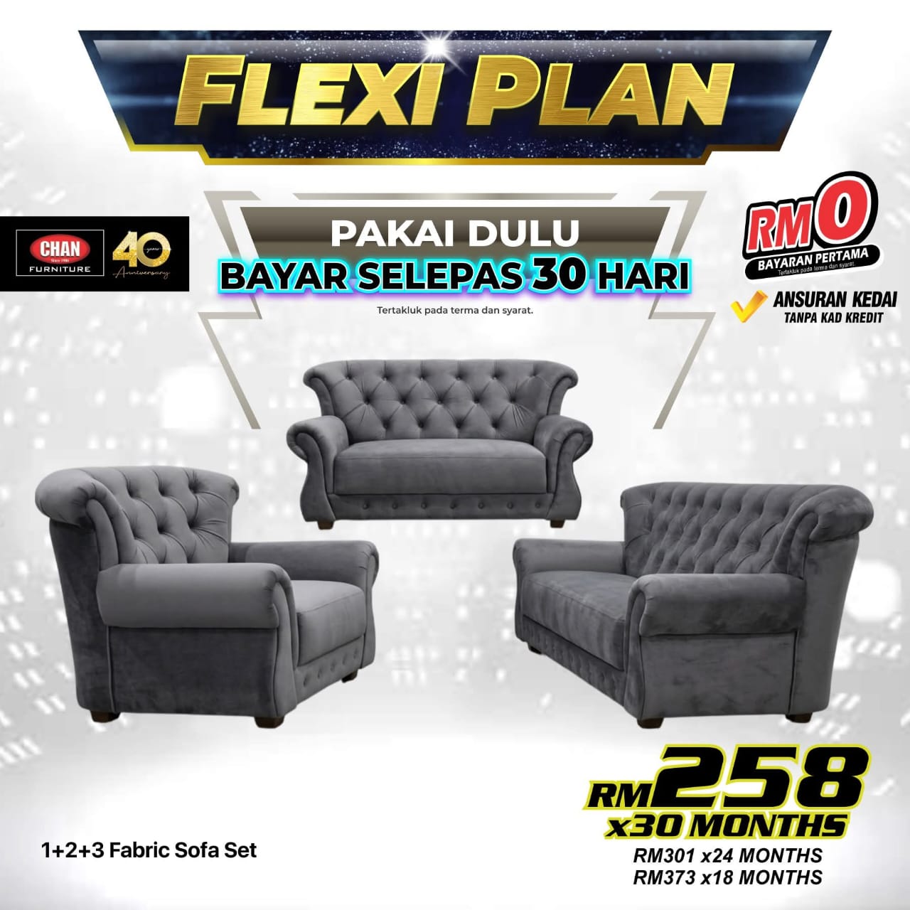 PERABOT MEWAH BAYAR ANSURAN TANPA DEPOSIT
