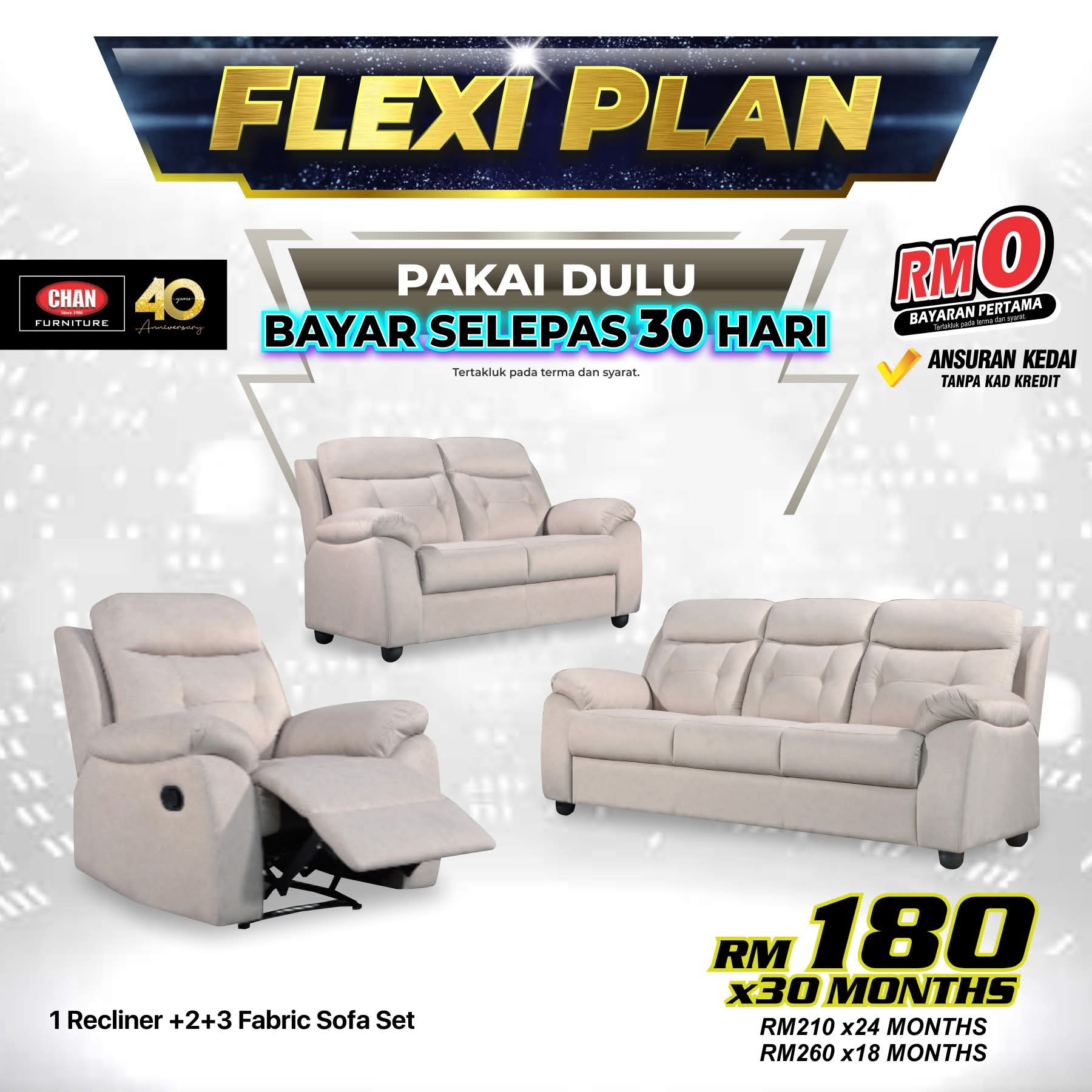 PERABOT MEWAH BAYAR ANSURAN TANPA DEPOSIT