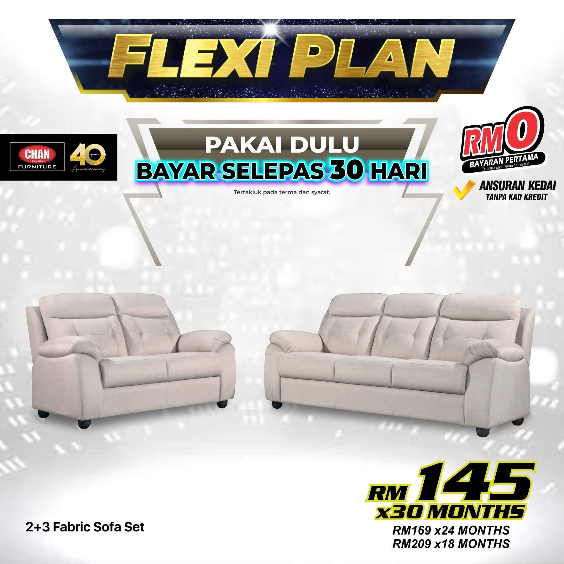 PERABOT MEWAH BAYAR ANSURAN TANPA DEPOSIT