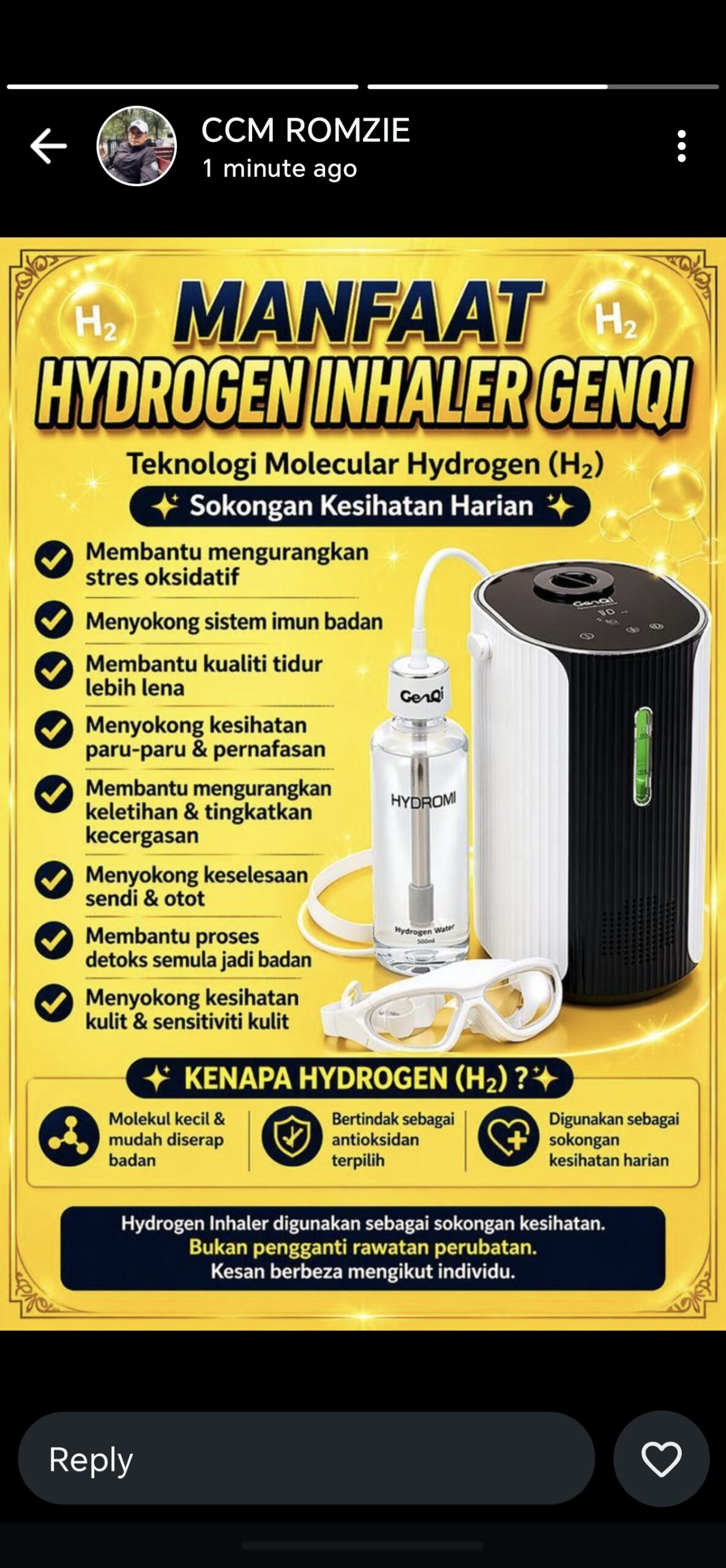 IKHTIAR RAWATAN HYDROGEN