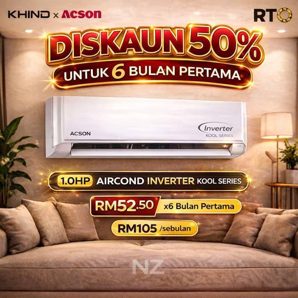 Aircond Baru Dari Kilang