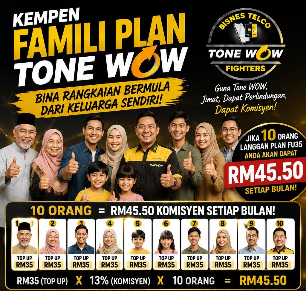 Pakej family plan