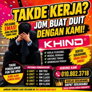 TAKDE KERJA ? JANGAN RISAU