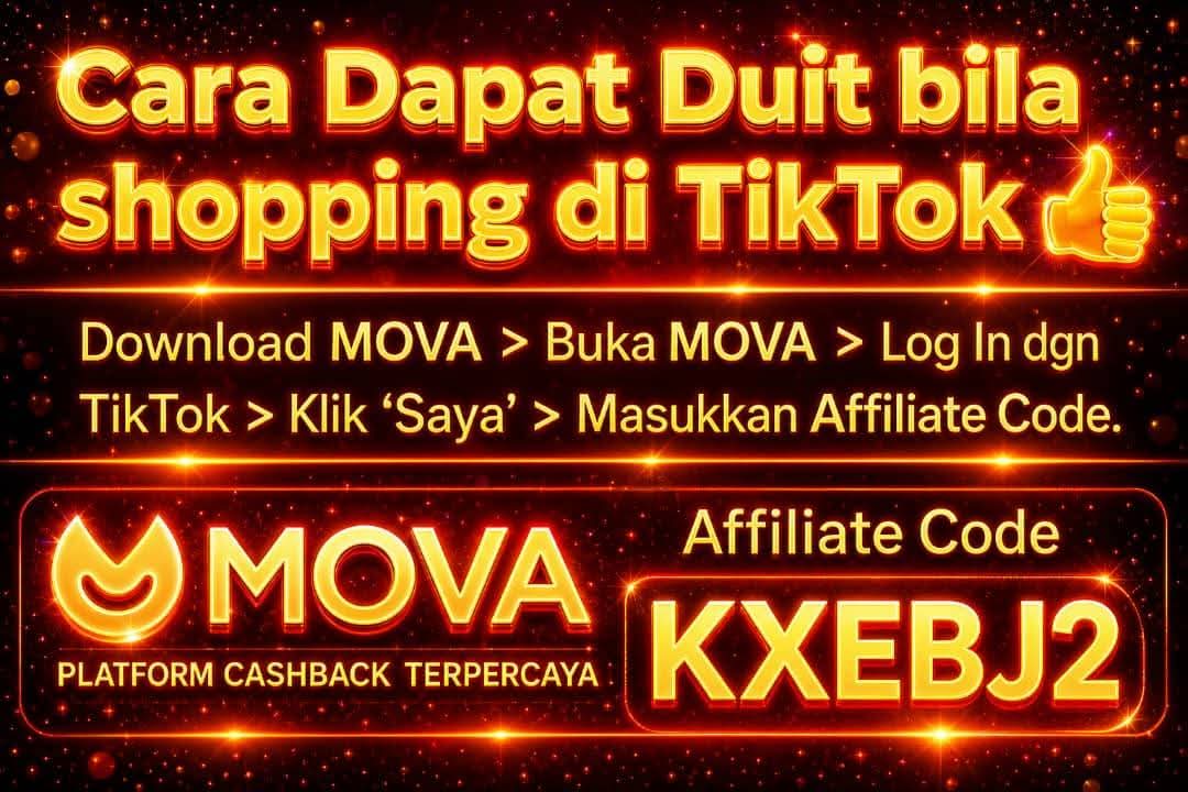 Aplikasi MOVA Free Cashback