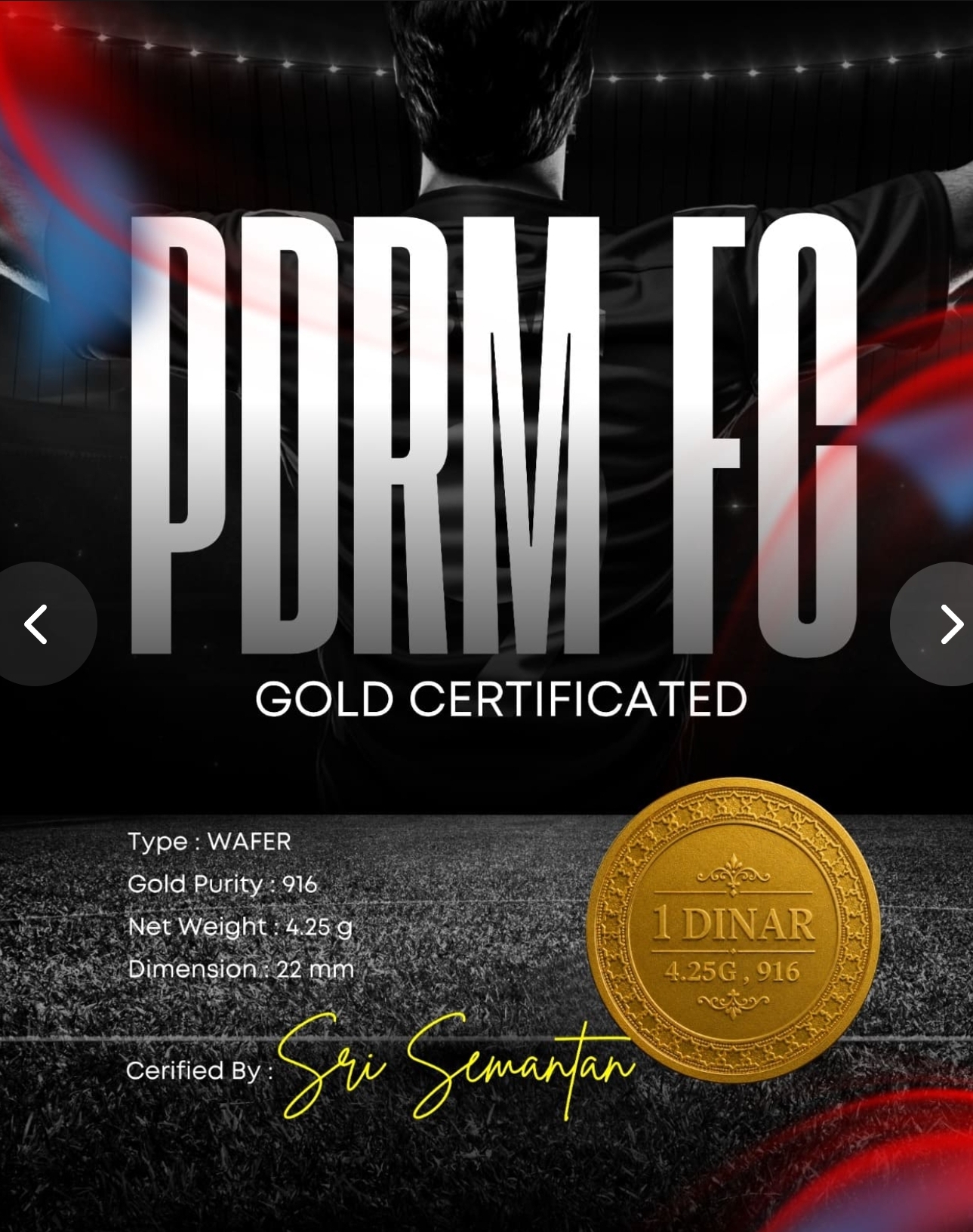 DINAR EMAS PDRM FC – SRI SEMANTAN