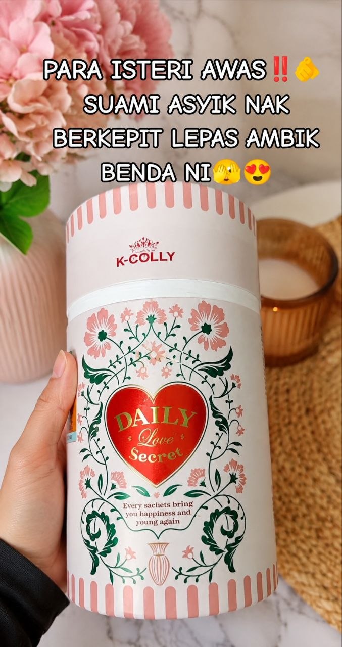 K-COLLY DAILY LOVE MENGETATKAN WANITA KEMBALI DARA,MENEGANGKAN PAYUDARA KENDUR